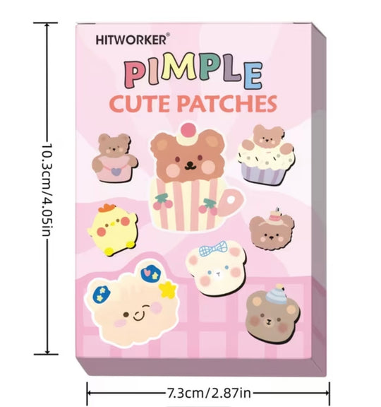 Parches para grano Kawaii