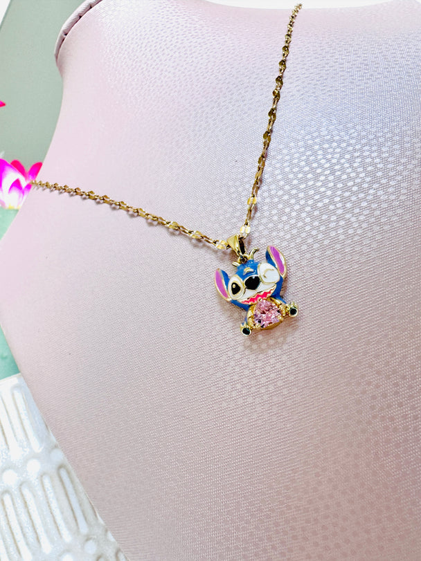 Collar personaje rosado