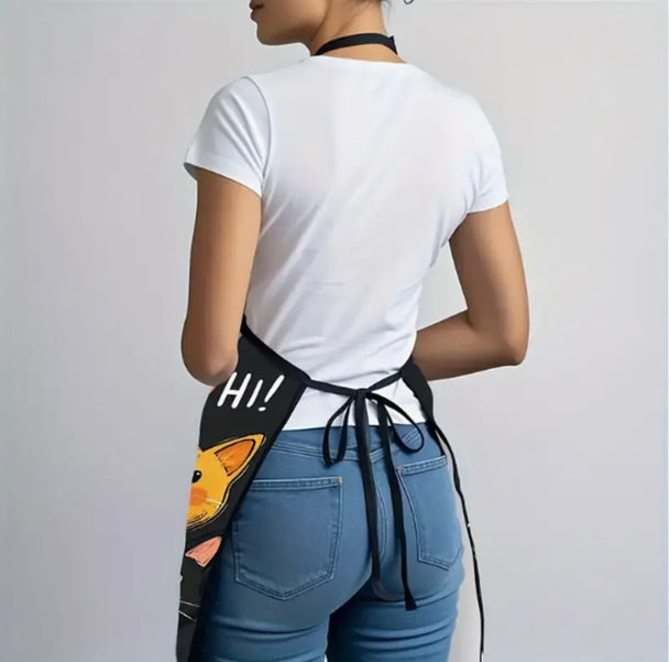 Mandil gatos felices