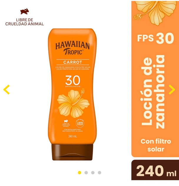 Loción bronceadora HAWAIIAN tropic 240ml