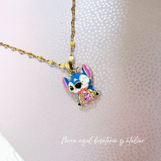 Collar personaje rosado